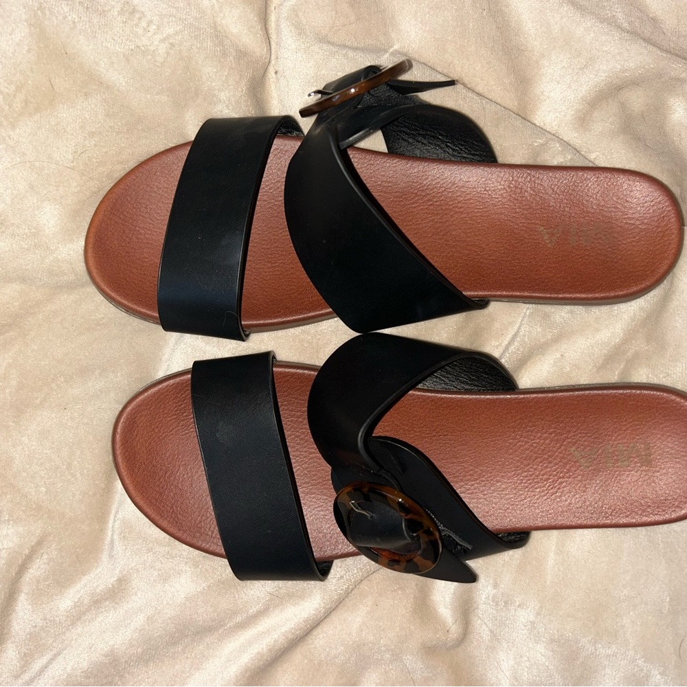 MIA Black and Brown Women's Sandals